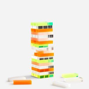 Sunnylife Mini Lucite Jumbling Tower - Neon